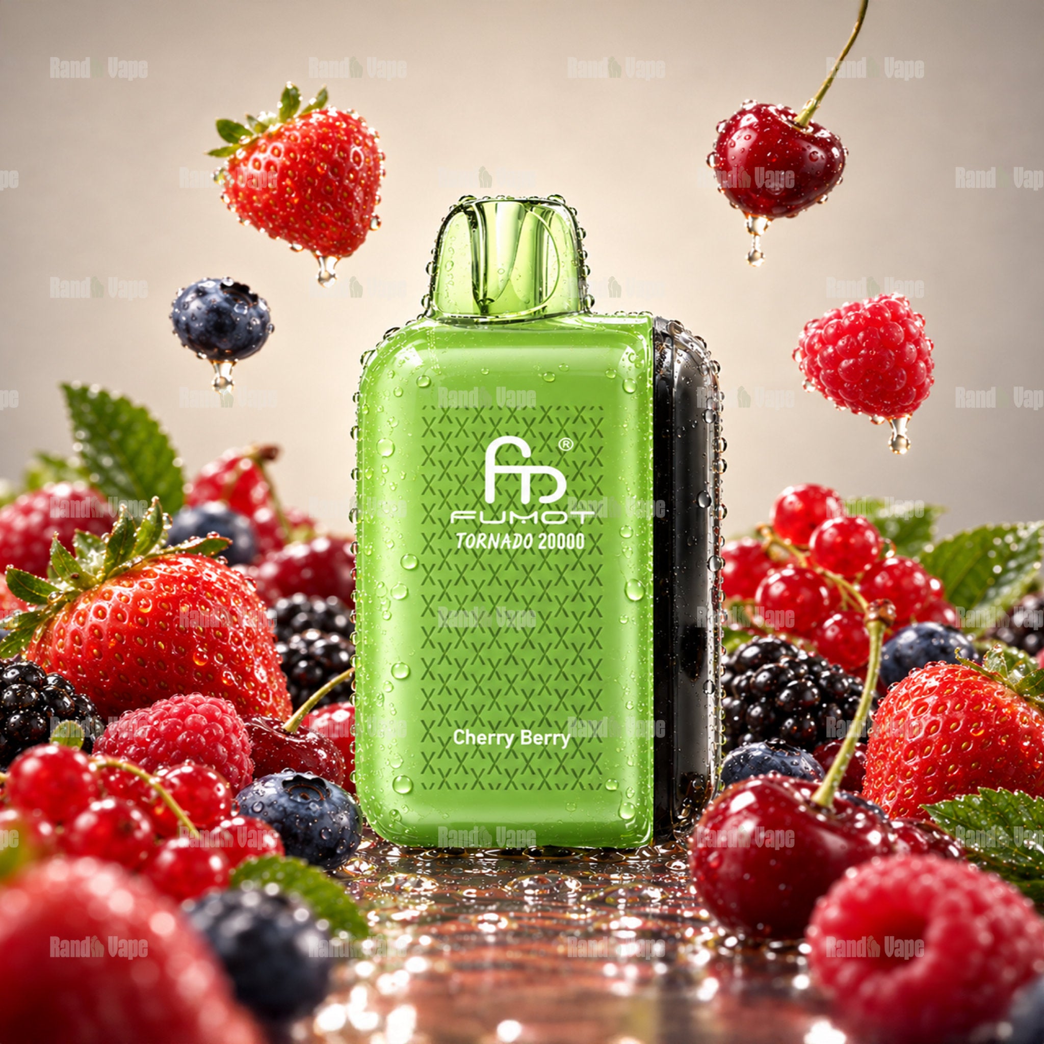Fumot Tornado 20000 Cherry Berry Einweg Vape mit 20000 Zügen