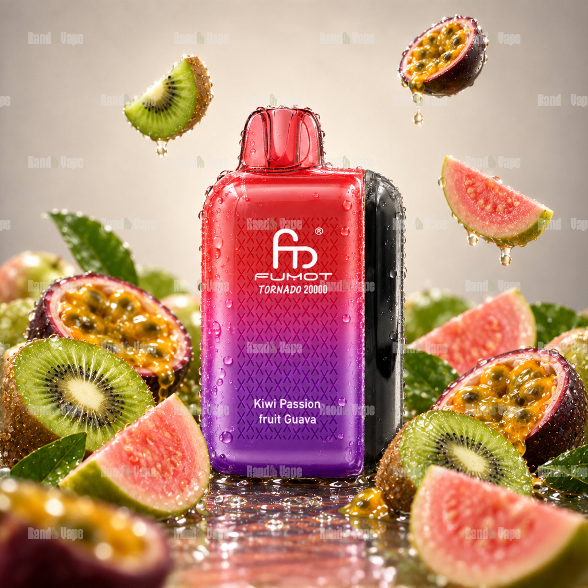 Fumot Tornado 20000 Kiwi Passion Fruit Guava Einweg Vape mit 20000 Zügen